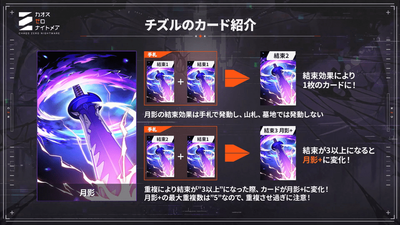 チズル「月影の結束効果」