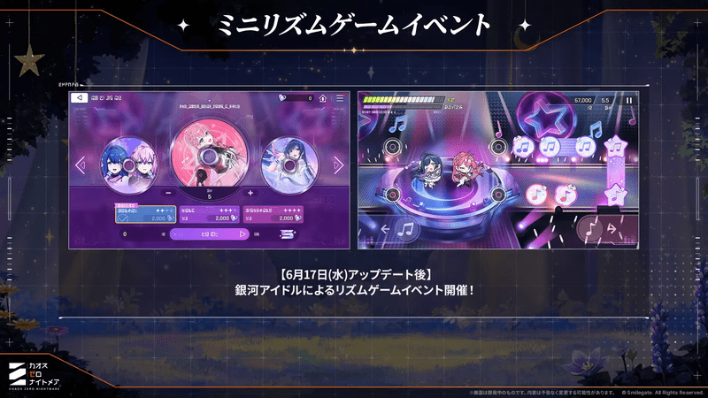ミニリズムゲームイベント