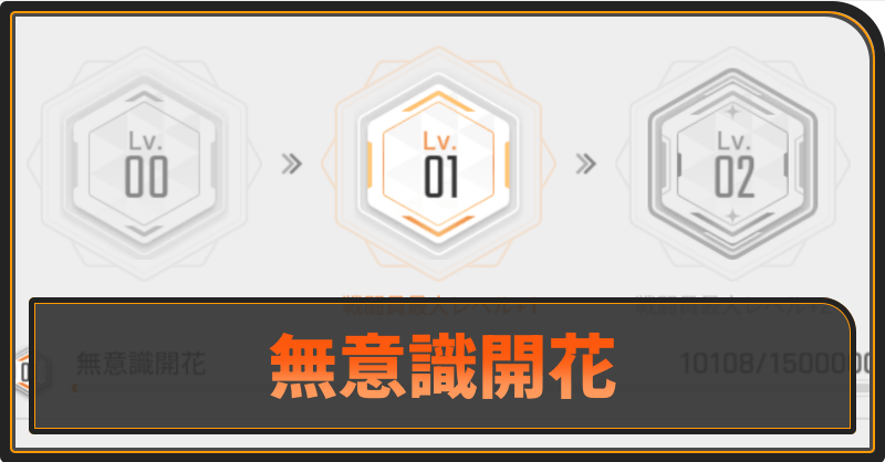 無意識開花