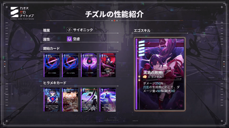 チズル_性能紹介