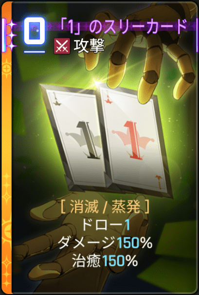 「1」のスリーカード