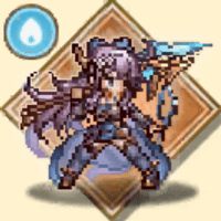 波を挙げる乙女・ウナアイコン