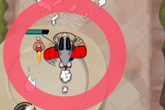 機体に指を当てない