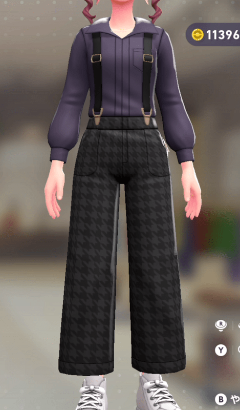 サスペンダーパンツセット