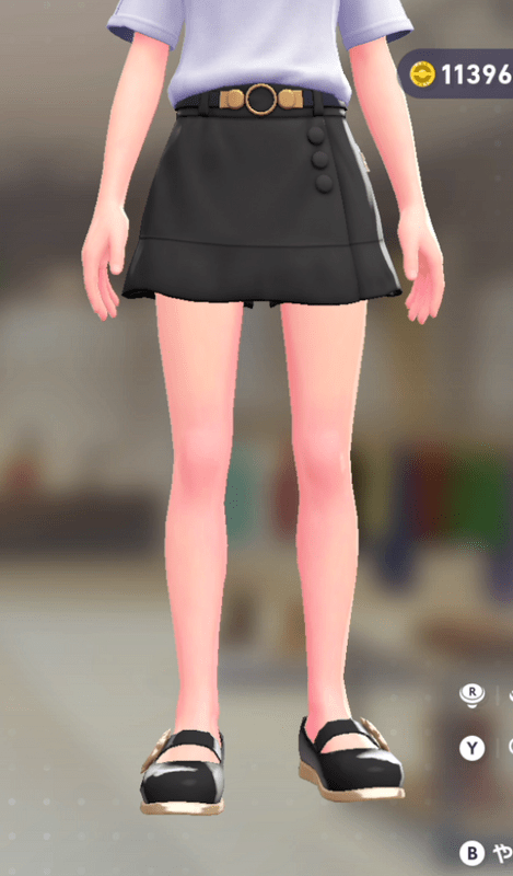 アクセントストラップパンプス