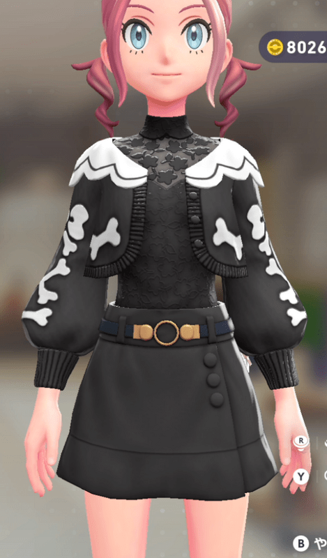 カーディガン&ブラウスセット