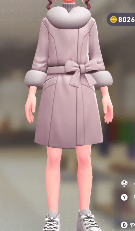 ファーコート&ニットセット