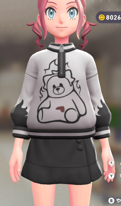 ポケモンプリントスウェット