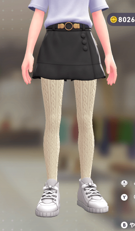 リブあみタイツ