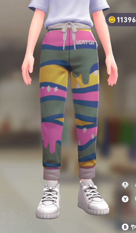 パターンジャージパンツ