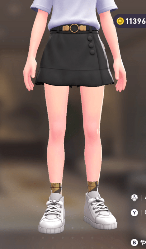 チェックロークルーソックス