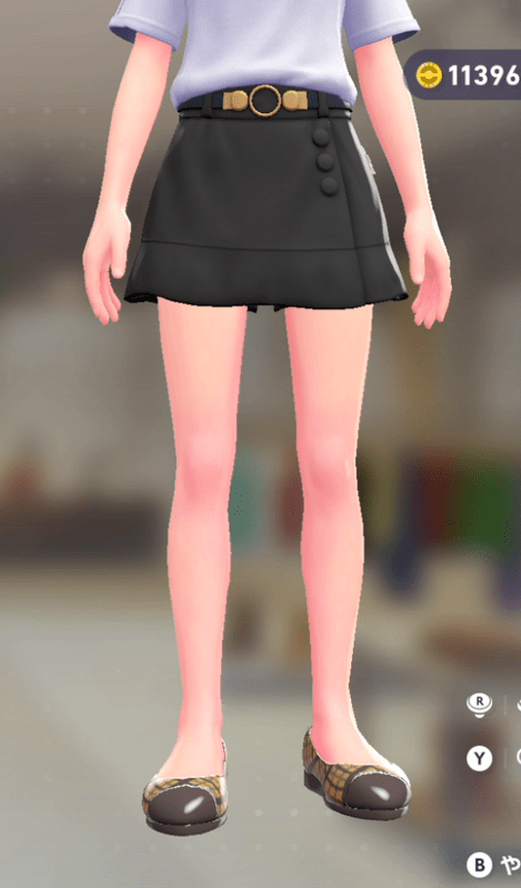 チェックがらパンプス