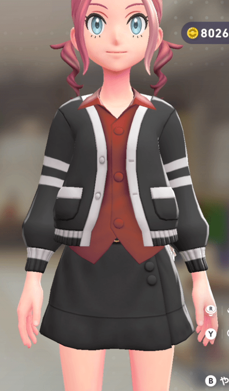 カーディガン&シャツセット