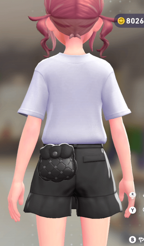 スパンコールボアポーチ