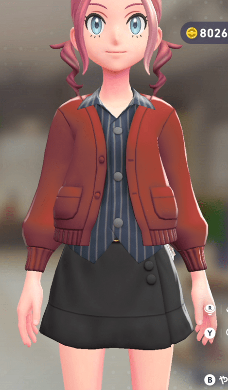 カーディガン&シャツセット