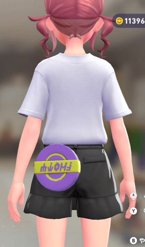 バイカラーサークルポーチ