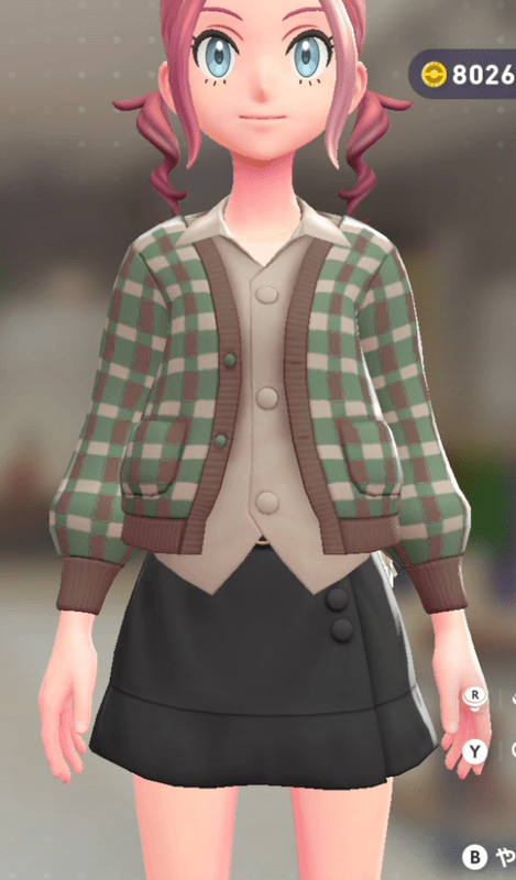 カーディガン&シャツセット