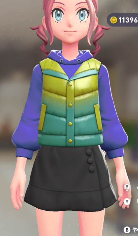 ダウンベスト&パーカーセット