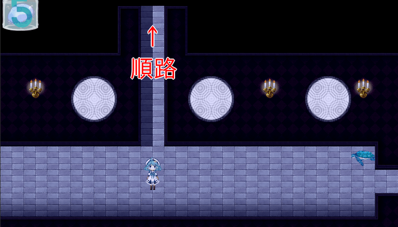 順路の方向