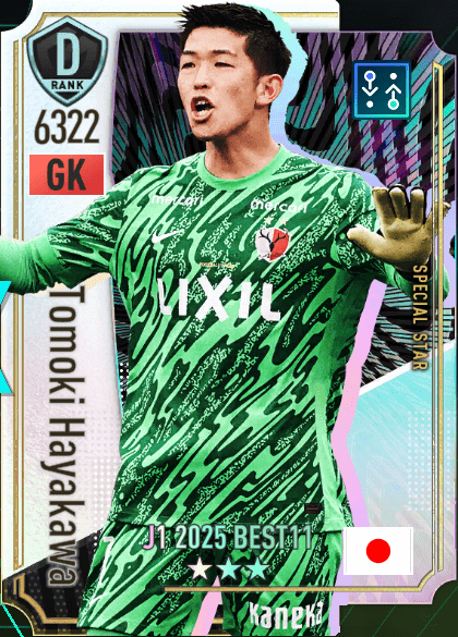 早川友基(J1 2025 BEST11)
