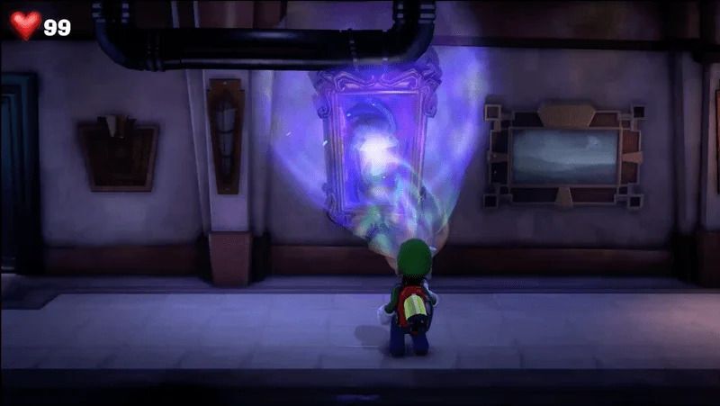 地下1階の紫の宝石