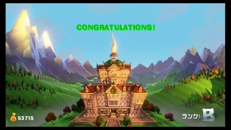 エンディングリザルト画面