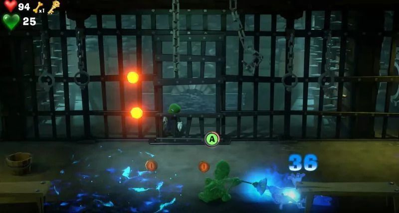 再度グーイージで鎖を引っ張る