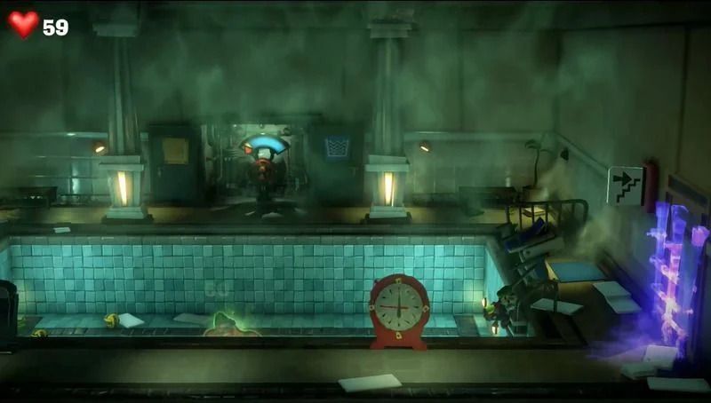 ハシゴから下に降りる