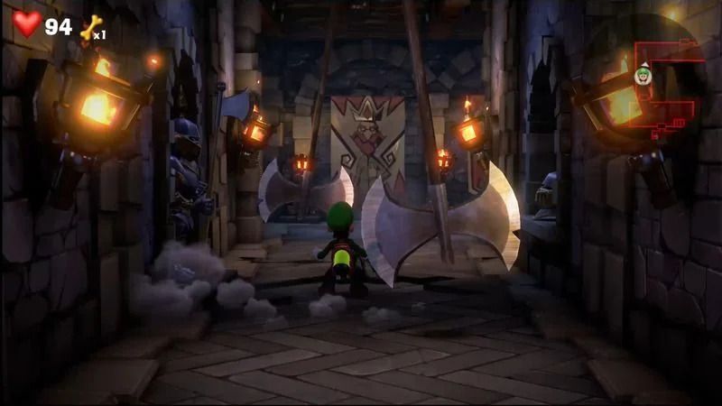 斧に気をつけて進む