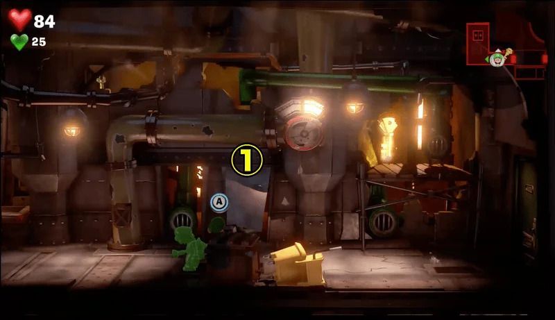 地下2階の黄色の宝石1