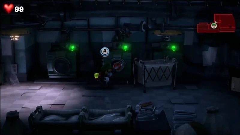 地下1階の緑の宝石