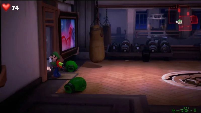 オバケを倒して奥に進む