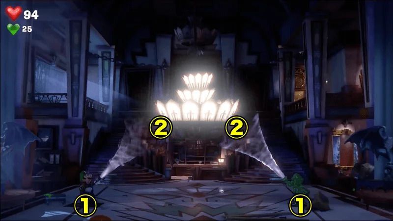 1階の黄色の宝石