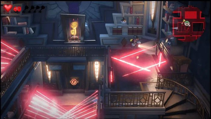 レーザーを確認