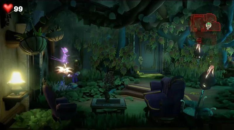 部屋の花を調べる