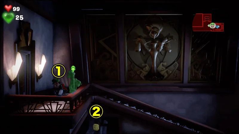 地下1階の黄色の宝石