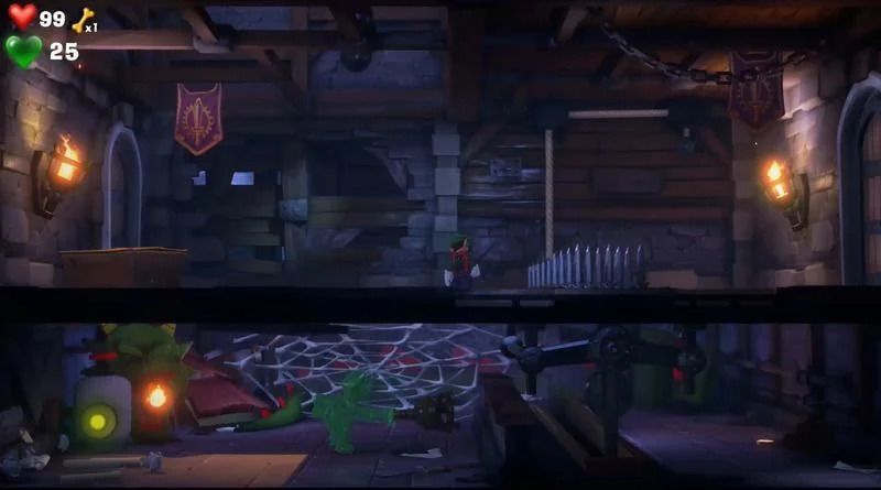 松明を持っていく