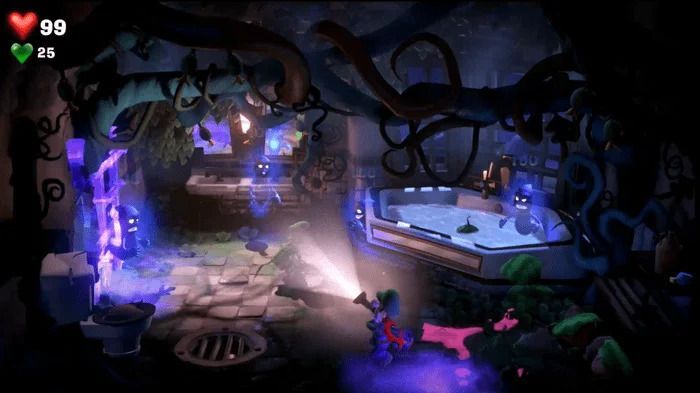 オバケ4体と戦闘