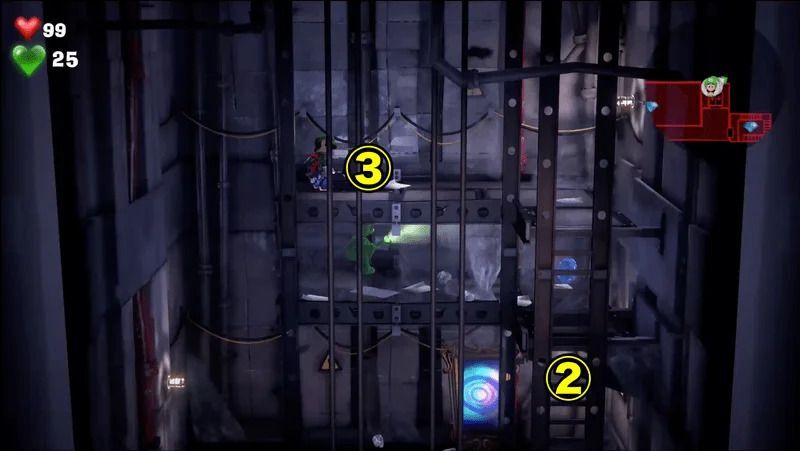 地下1階の青の宝石2