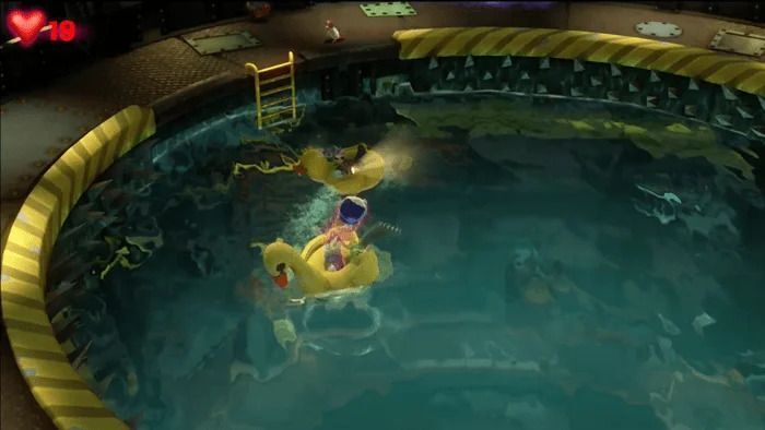 グーイージを陸に置いて切り替えつつ戦う