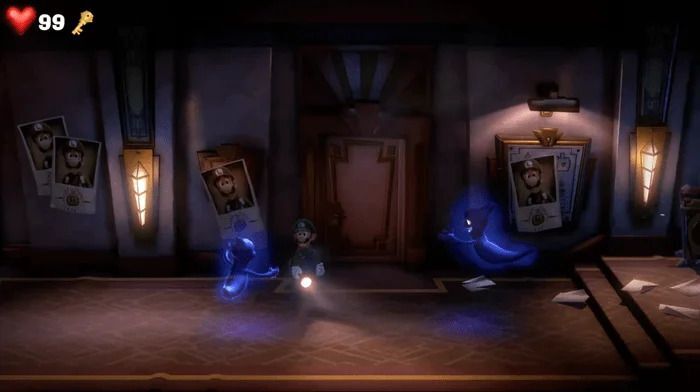 オバケ2体と戦闘