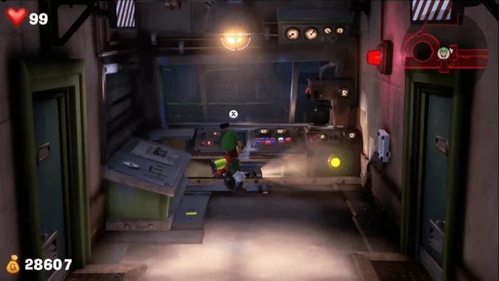 奥のスイッチを押す