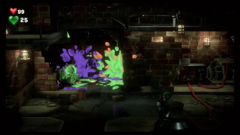 地下2階の白の宝石