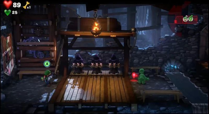 弓のトラップを破壊する