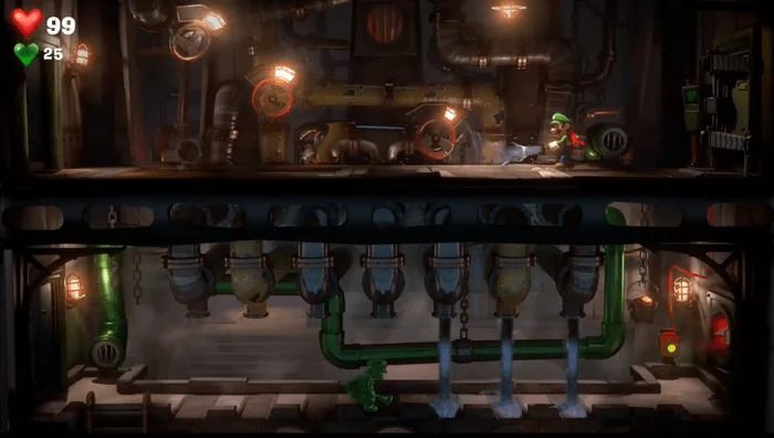 下のボタンを押す