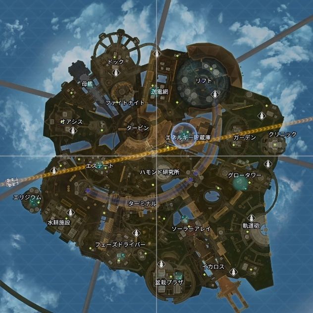 オリンパス全体マップ