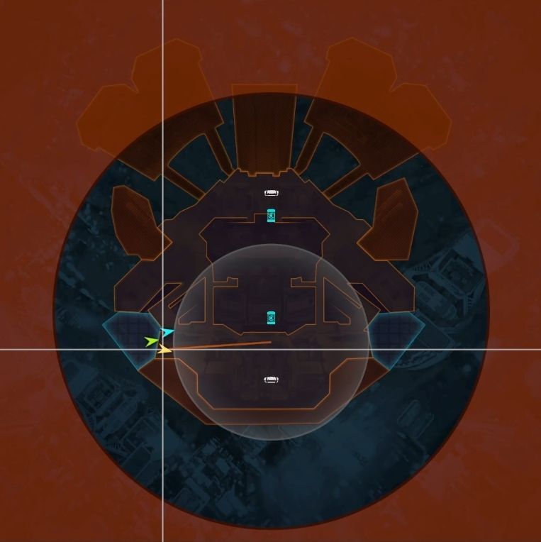 ドロップオフのマップ