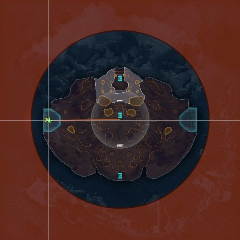 生息地4のマップ