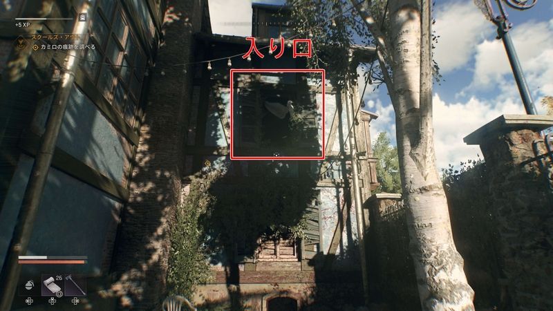 カミロの痕跡を調べる