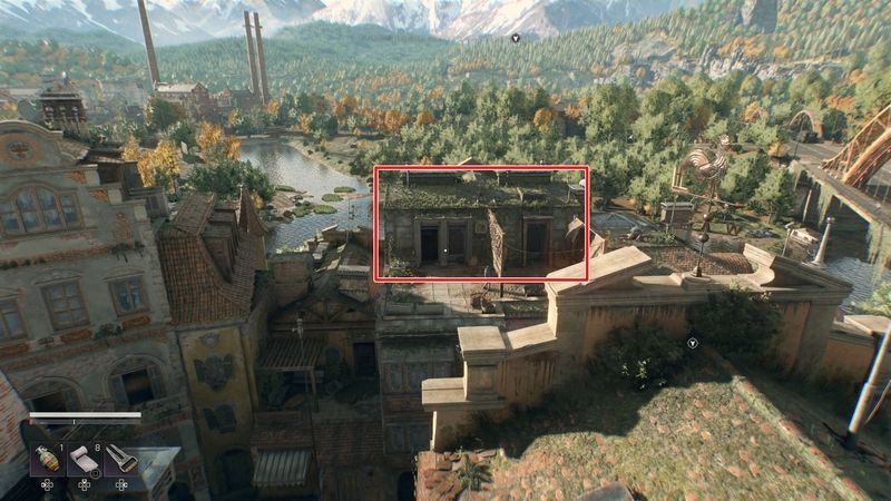 地図の示す入手場所外観